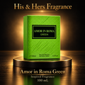 Amor in Roma Green 100 mL — His & Hers Fragrance black and gold product card