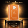 Elixir Peach Burst 100 mL — His & Hers Fragrance black and gold product card