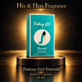 Fantasy Girl Emerald 30 mL — His & Hers Fragrance black and gold product card