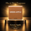 Green Apple — Inspired Fragrance — 100 mL, matching black and gold studio card