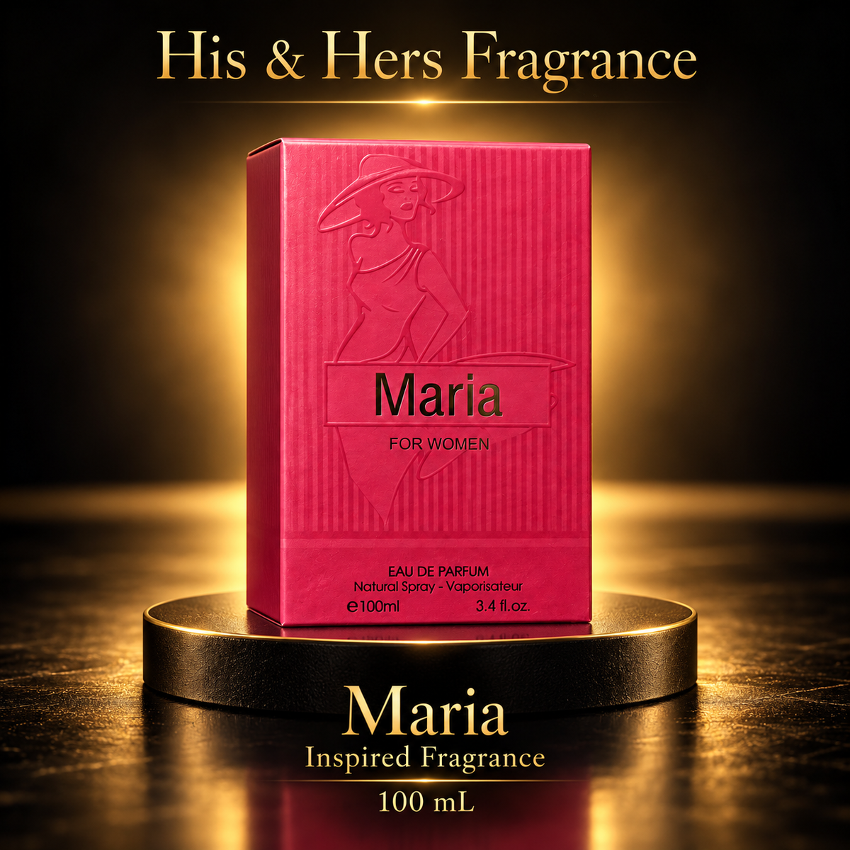 Maria 100 mL — His & Hers Fragrance black and gold product card
