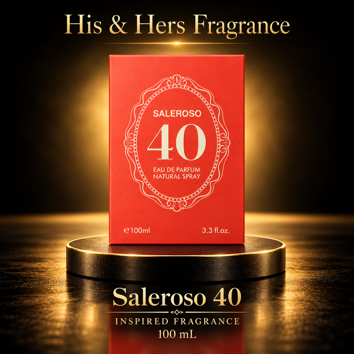 Saleroso 40 100 mL — His & Hers Fragrance black and gold product card