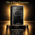 Savannah Black 100 mL — His & Hers Fragrance black and gold product card