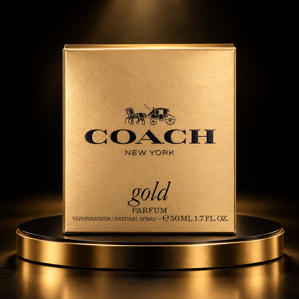 Coach Gold — 50 mL carton